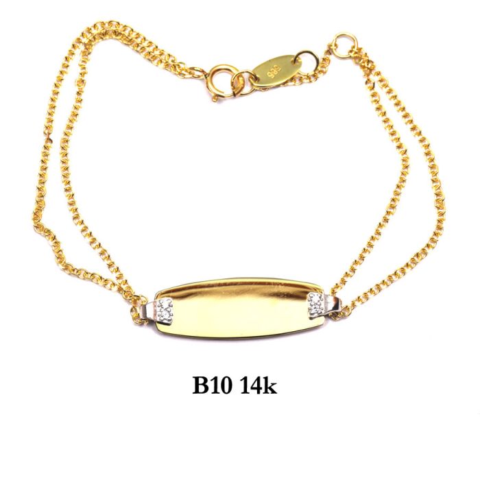 Gold Bracelet B10 14k 1