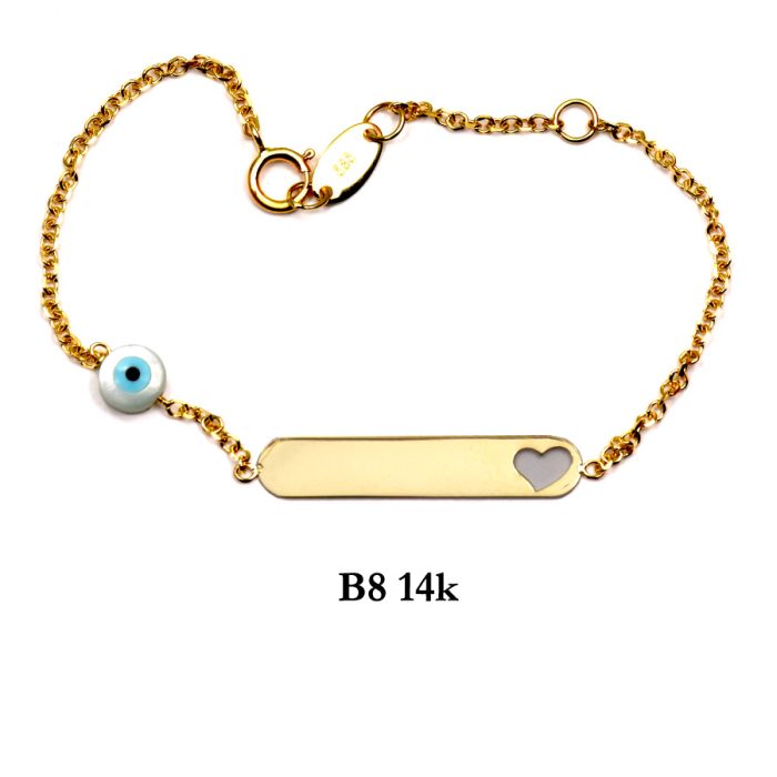 Gold Bracelet B8 14k 1